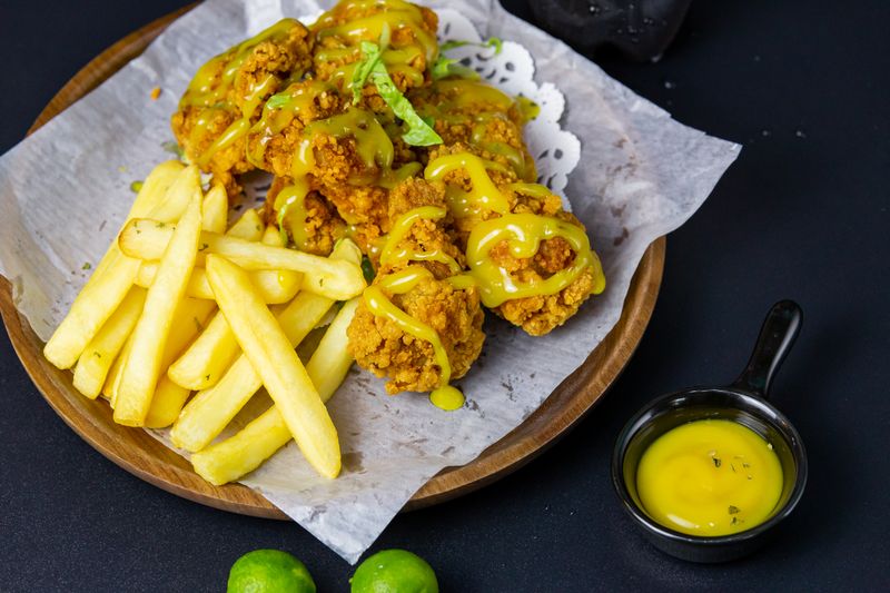 The Classic Combo — wings, fries, and a drink